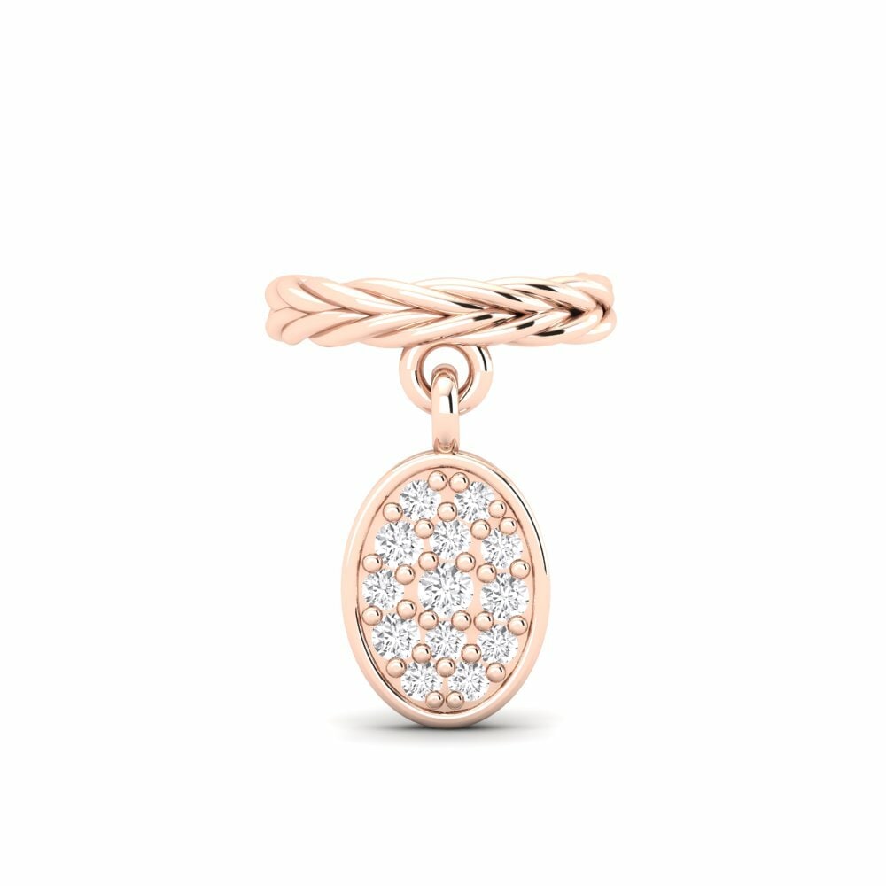 14k Rose Gold Women's Earring Manifold - A