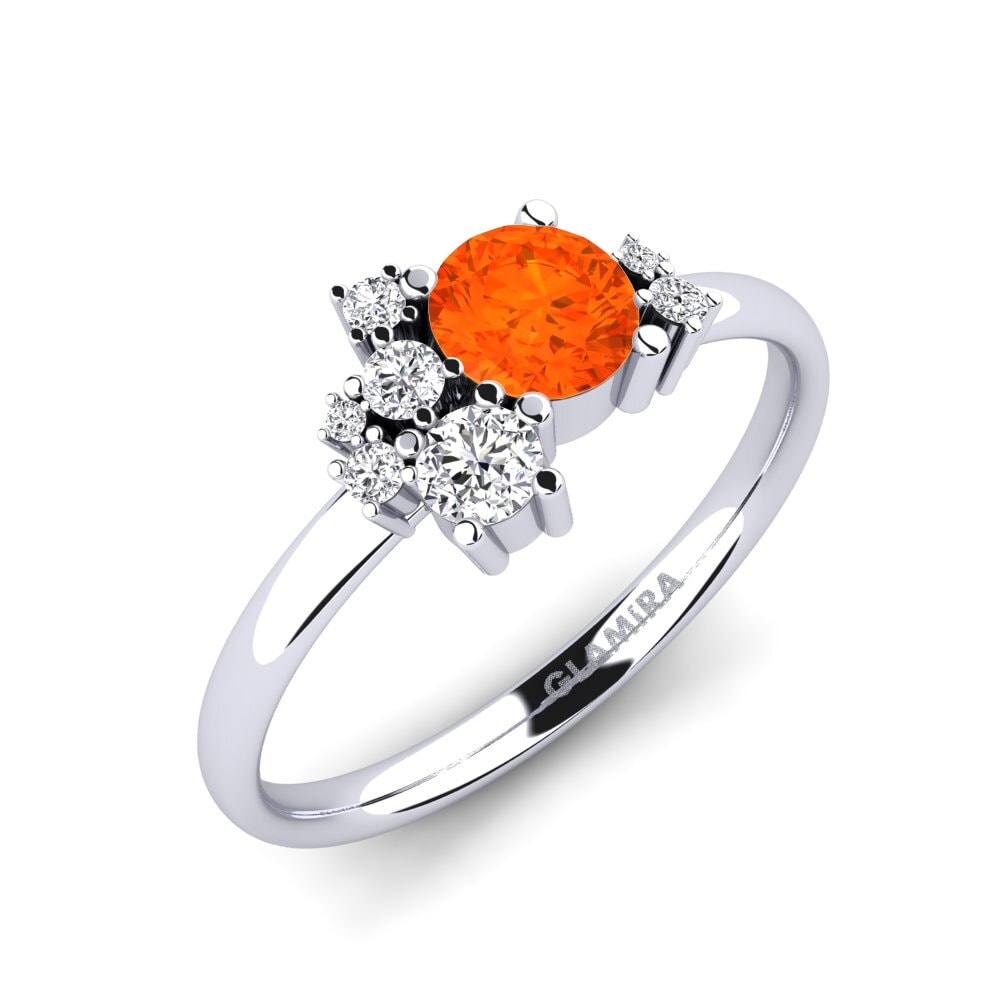 Fire Opal Engagement Ring Manish