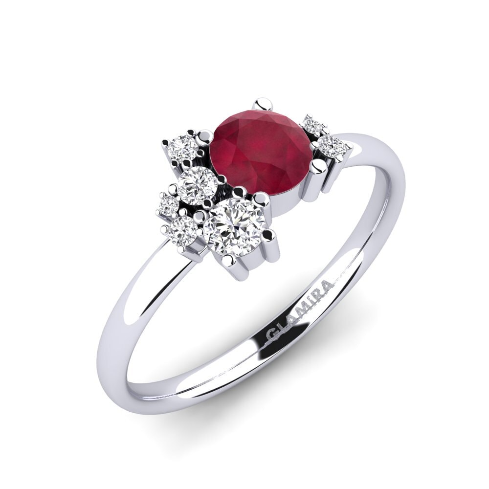Ruby Engagement Ring Manish