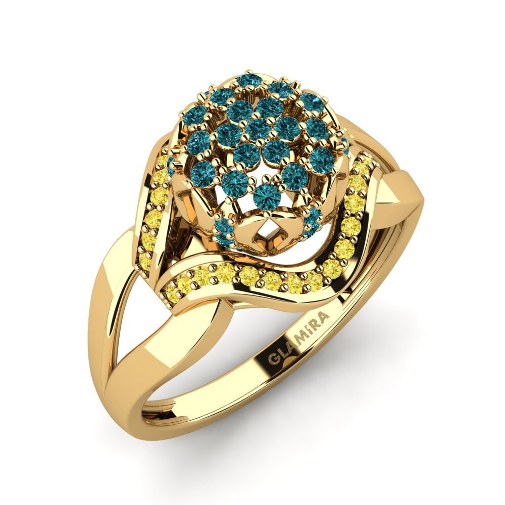 Diamant Bleu Bague Manoela