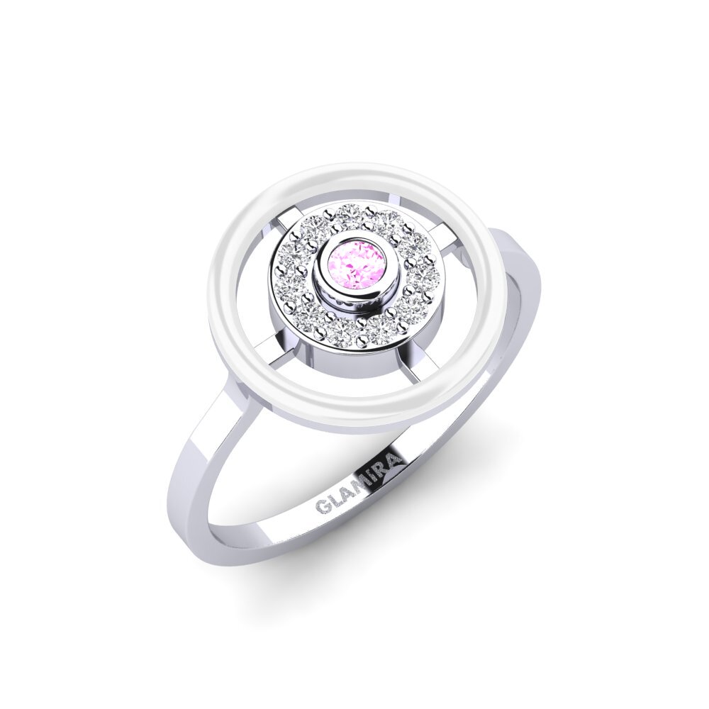 Saphir Rose Bague Manosgue