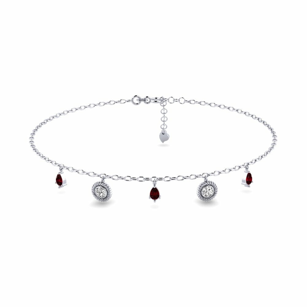 Garnet Anklet Mantas