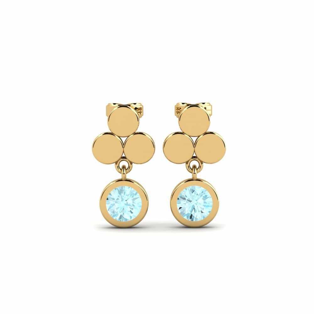 18ct Yellow Gold Women's Earring Manteca