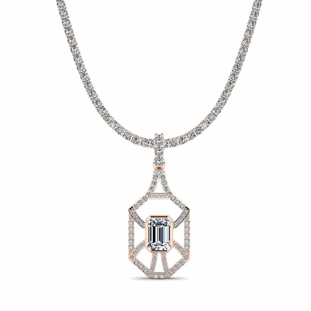 14ct Rose Gold Tennis Mantossa