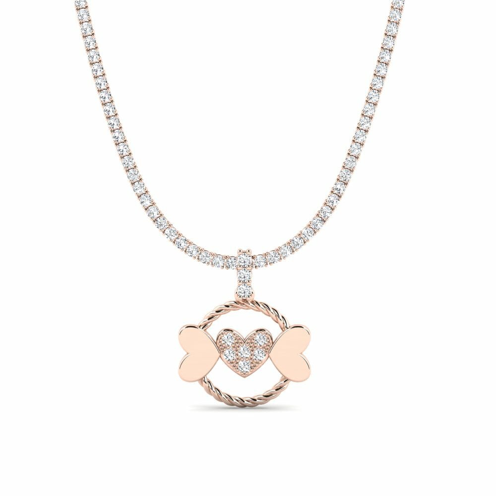 14ct Rose Gold Tennis Maplars