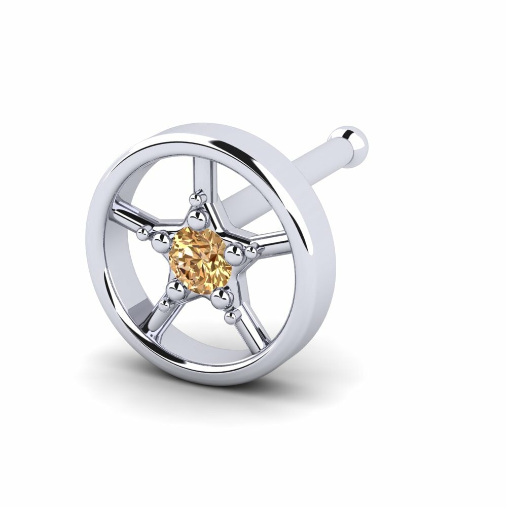 Bruine Diamant Neus Pin Maraj