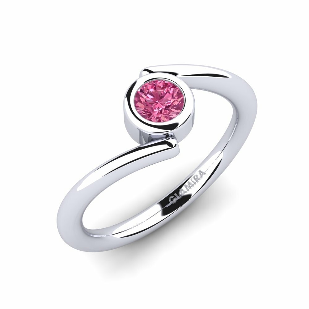 Turmalina rosa Anillo de Mujer Maranda