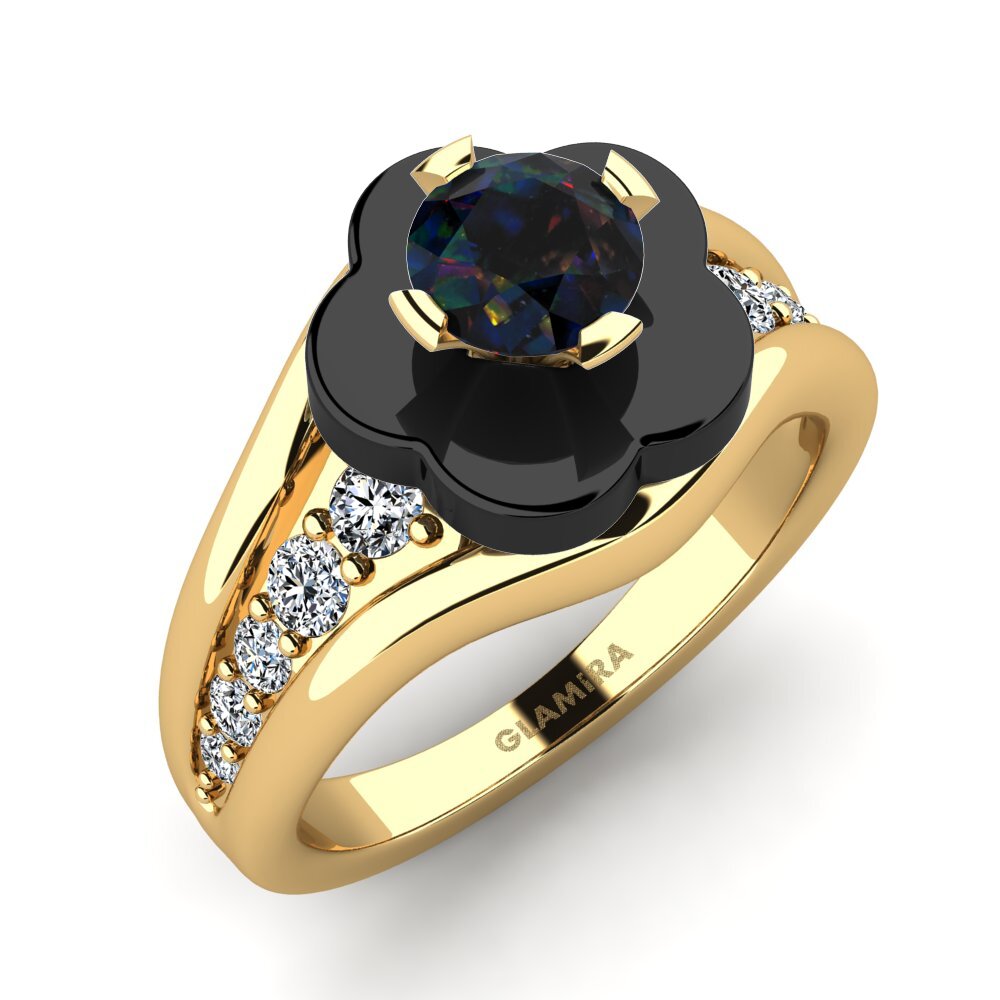 Black Opal Ring Marchelle