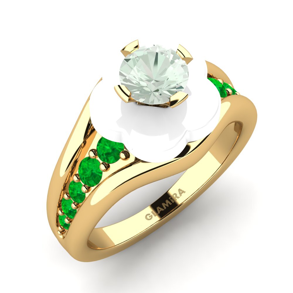 Green Amethyst Ring Marchelle