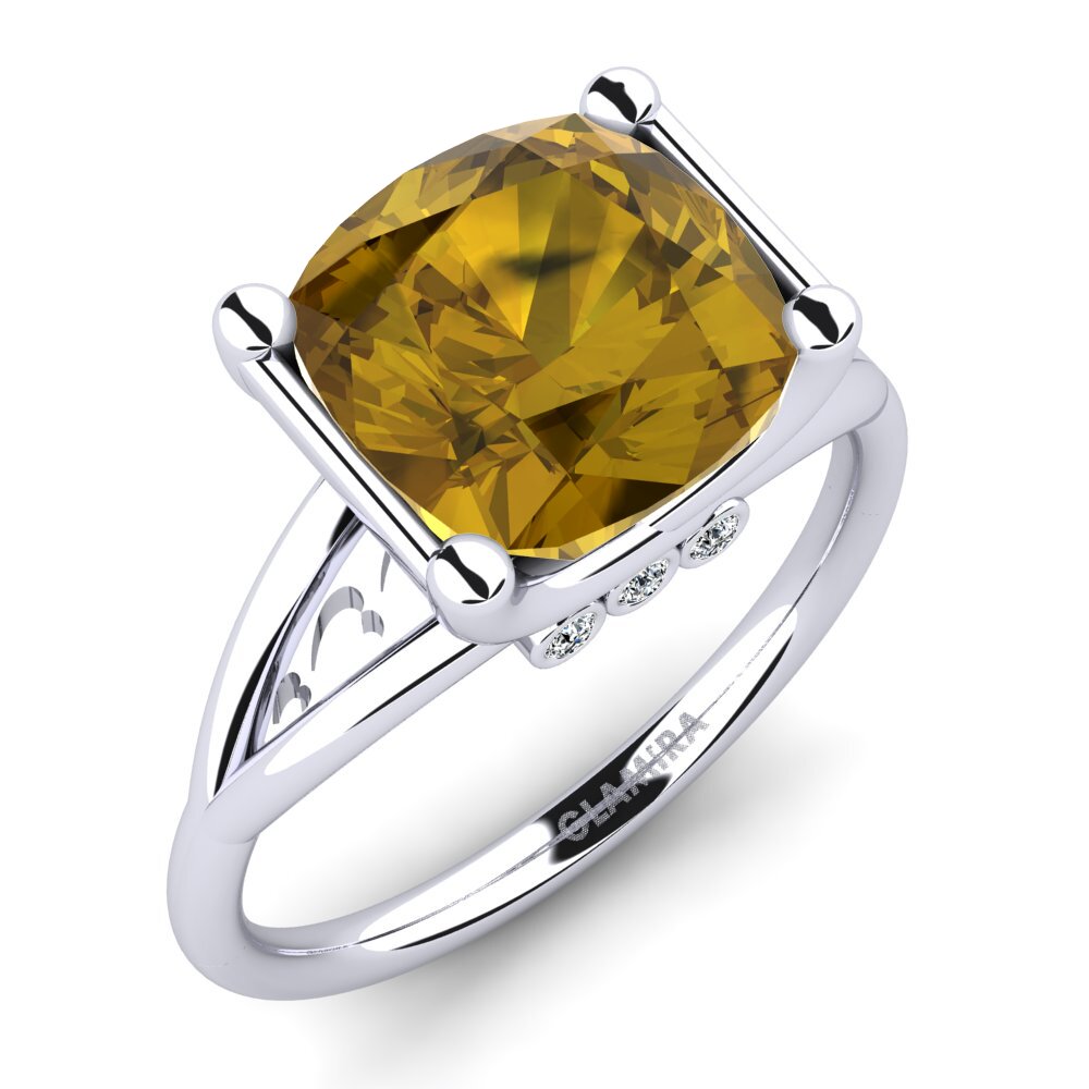 Brown Zircon Ring Marchita