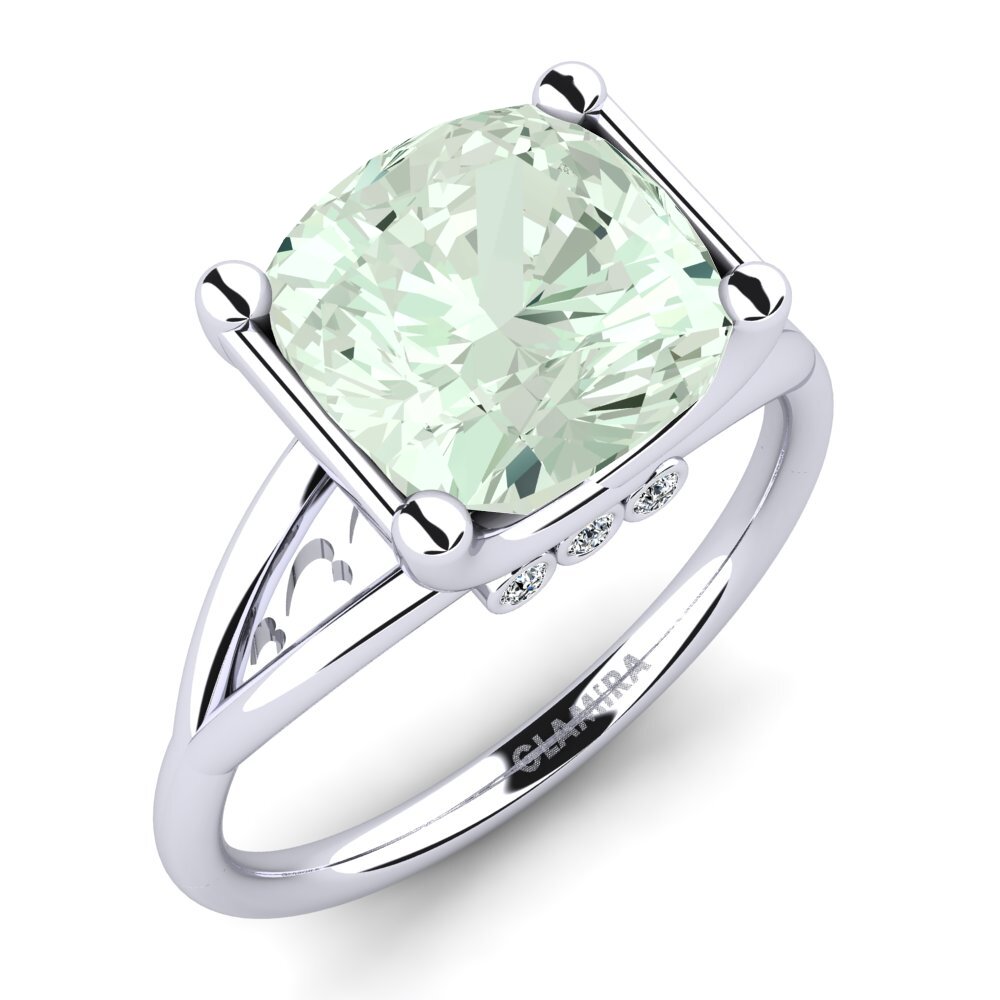 Green Amethyst Ring Marchita