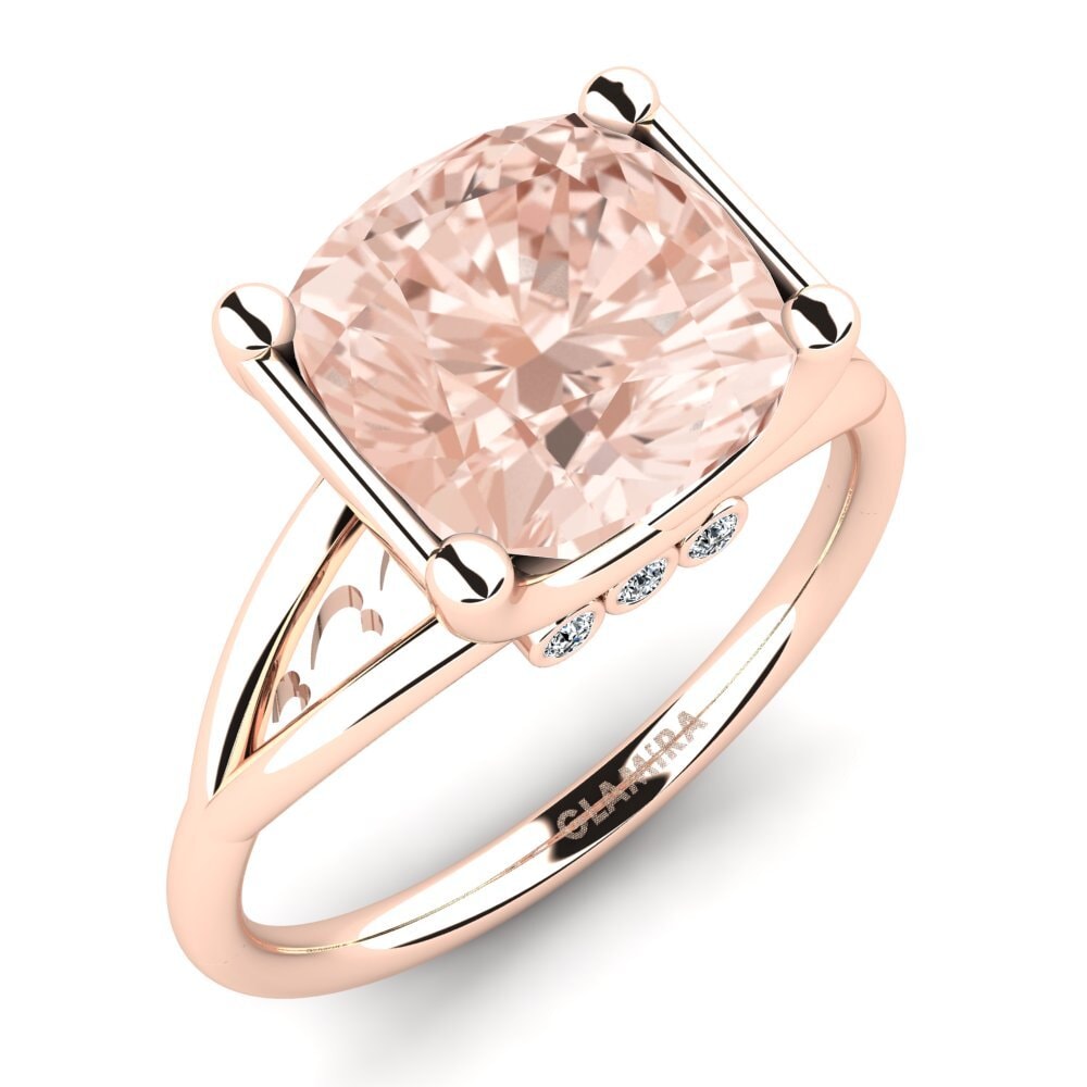 14ct Rose Gold Morganite Ring Marchita