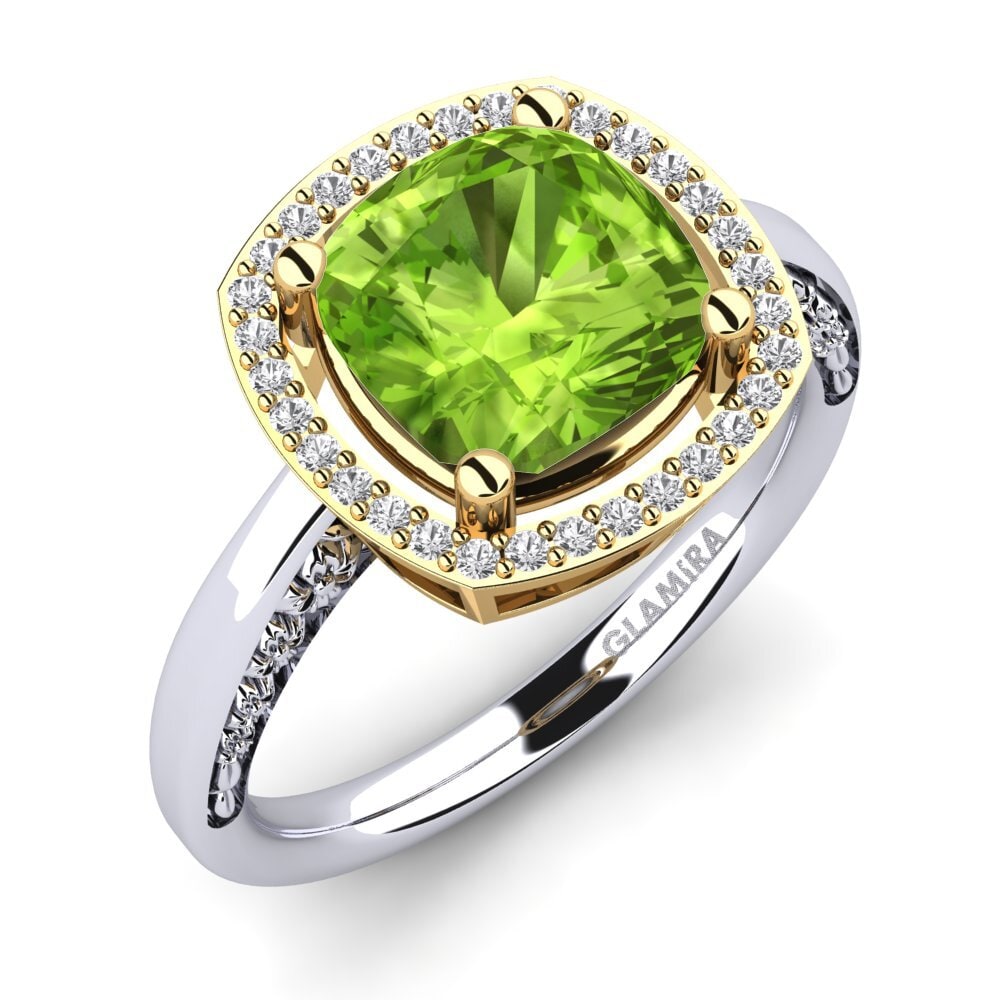 14ct White / Yellow Gold Engagement Ring Marciane