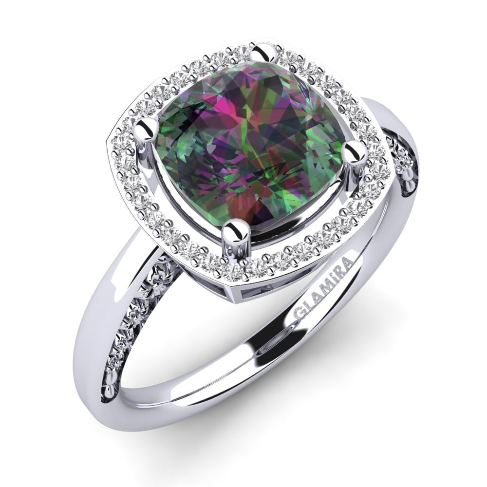 950 Palladium Engagement Ring Marciane