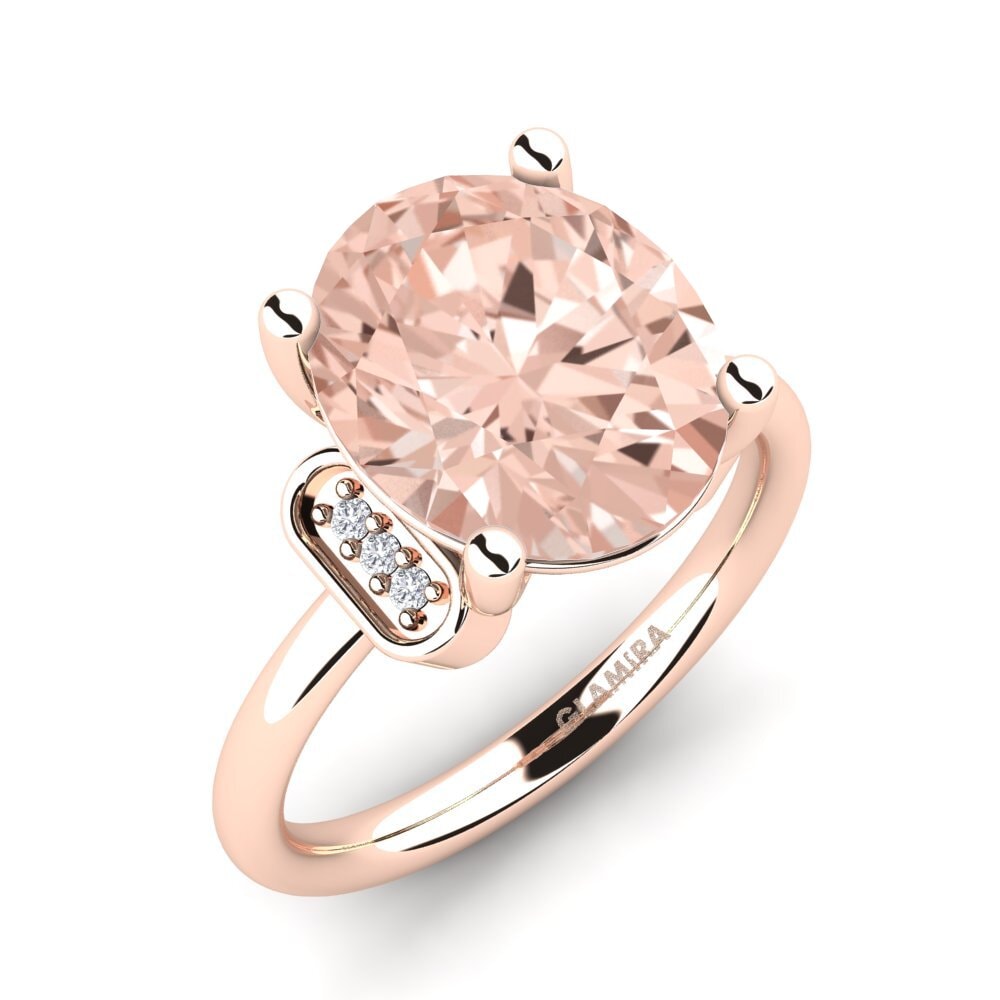 14ct Rose Gold Morganite Ring Marcisha