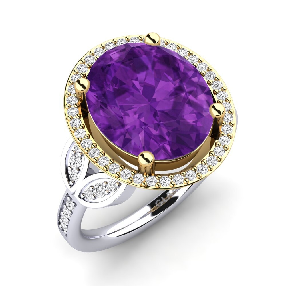 14ct White / Yellow Gold Ring Margretha