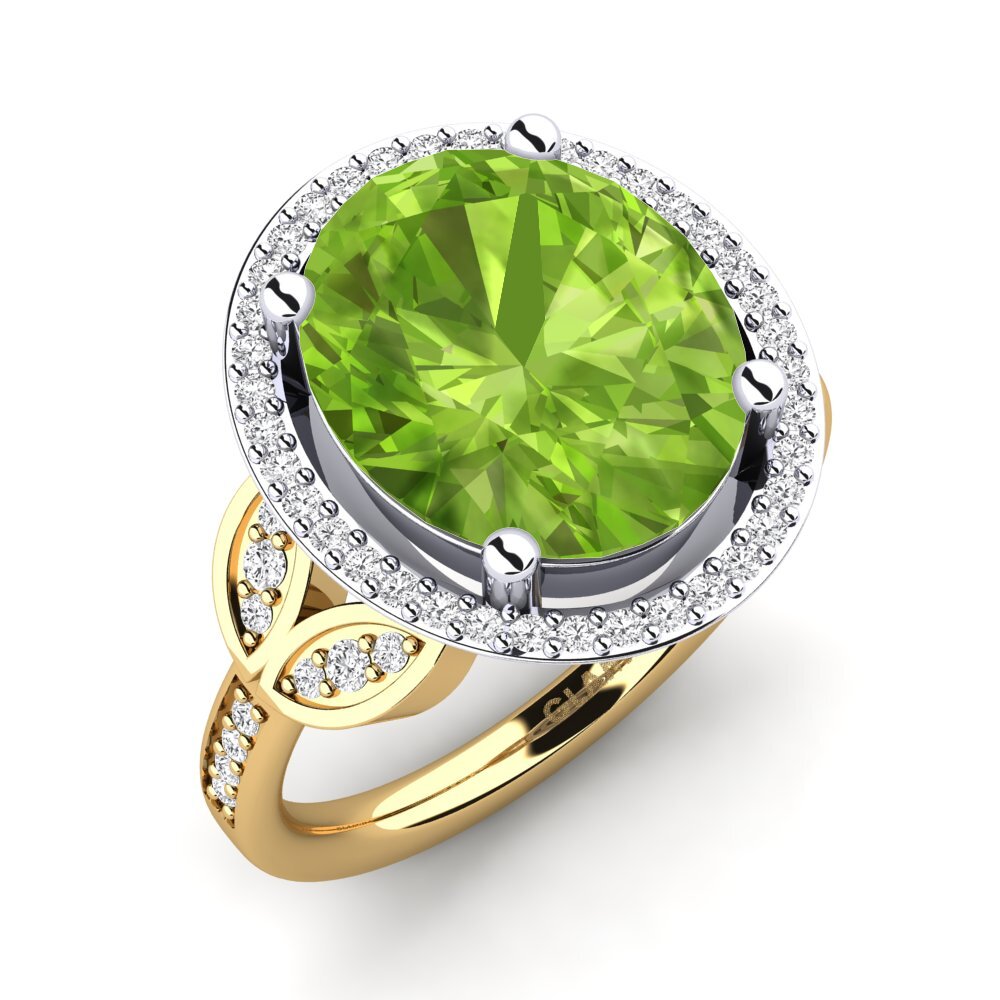 14ct Yellow / White Gold Ring Margretha
