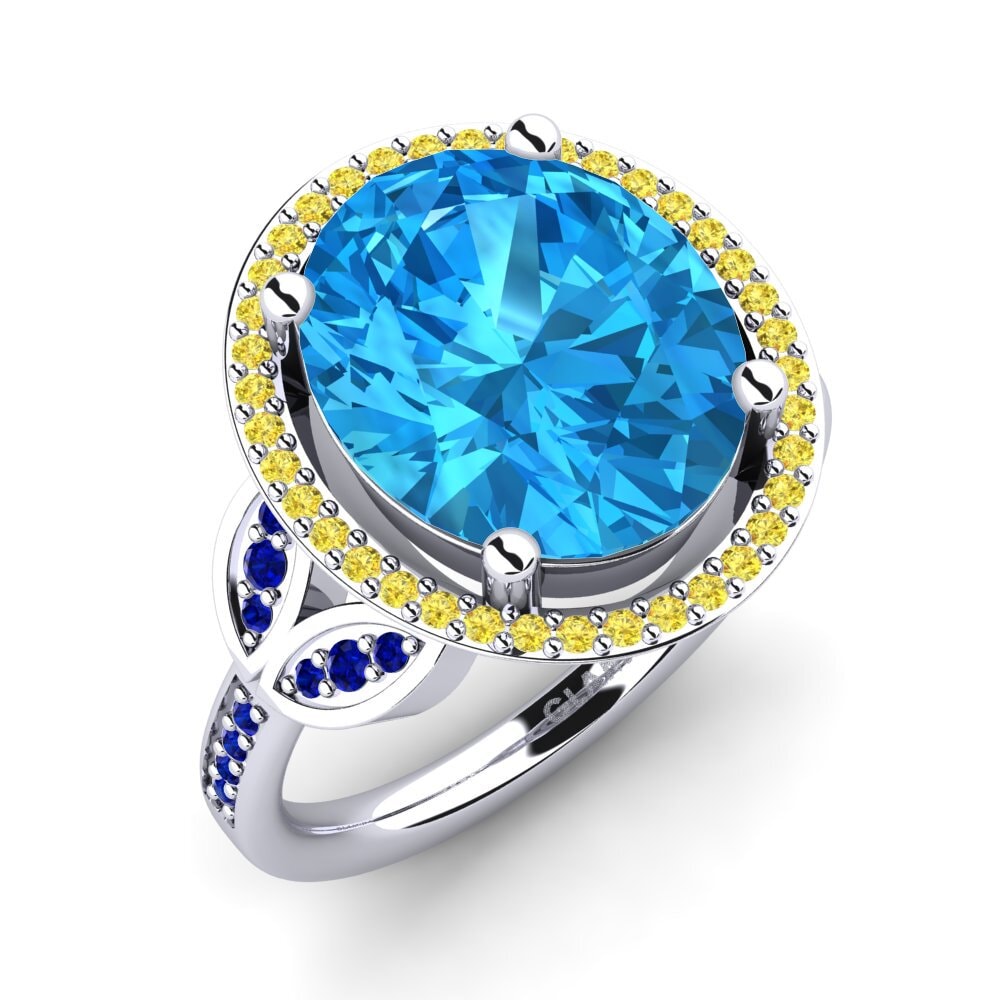 Blue Topaz Ring Margretha