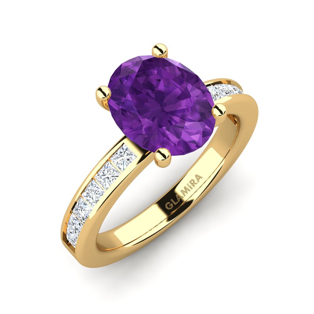 Amethyst Engagement Ring Marguel