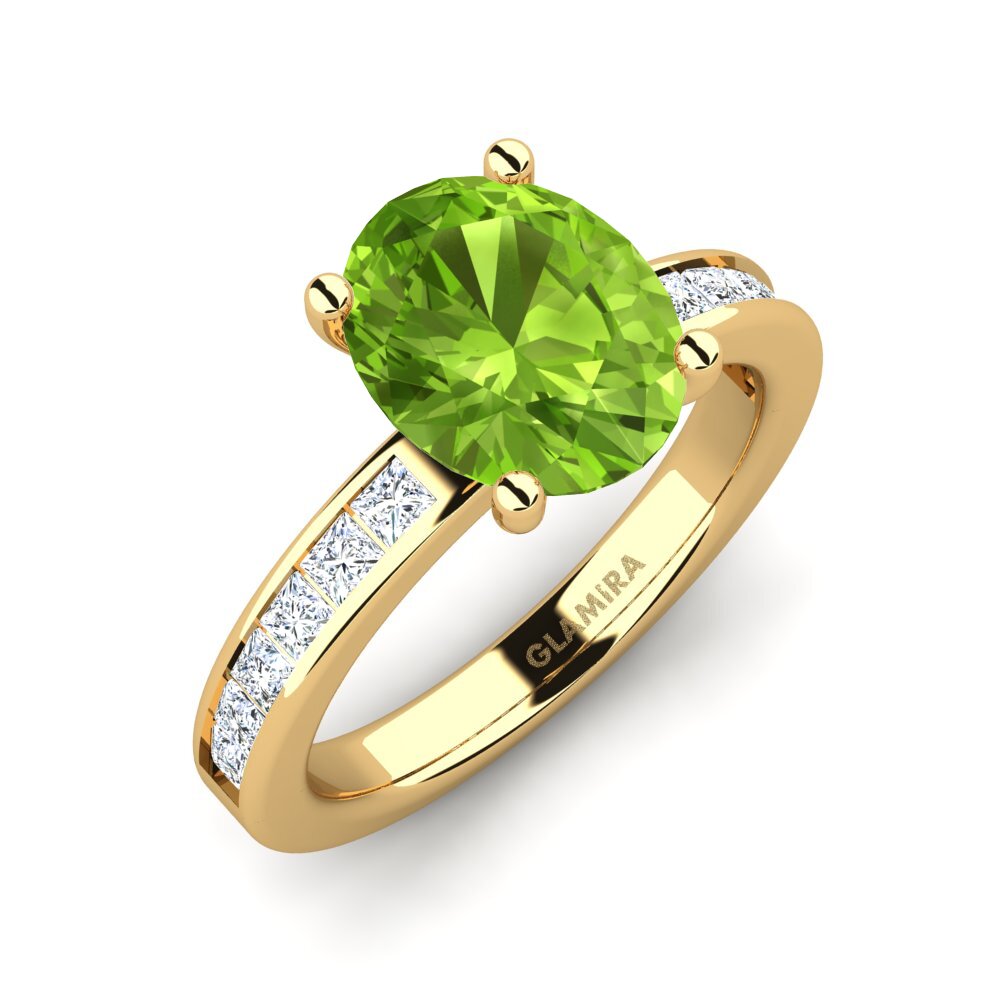 Peridot Engagement Ring Marguel