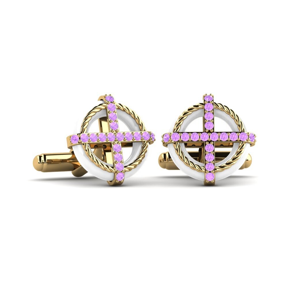 Amethyst Cufflink Margy