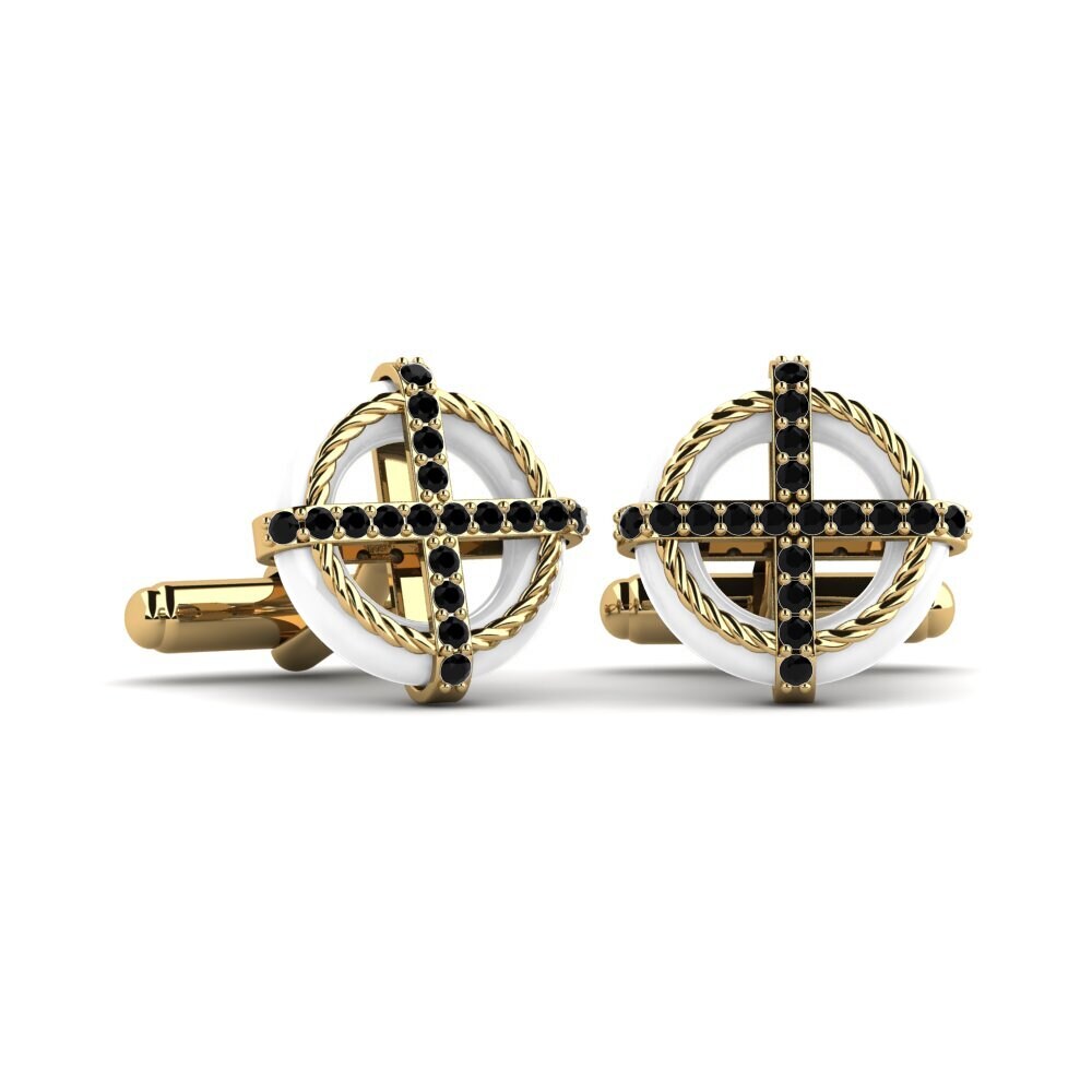 Black Sapphire Cufflink Margy