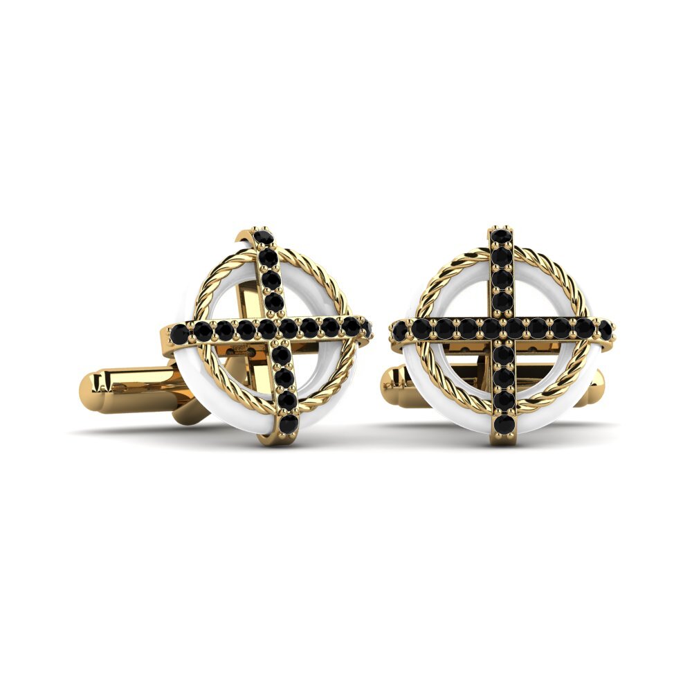 Black Diamond Cufflink Margy