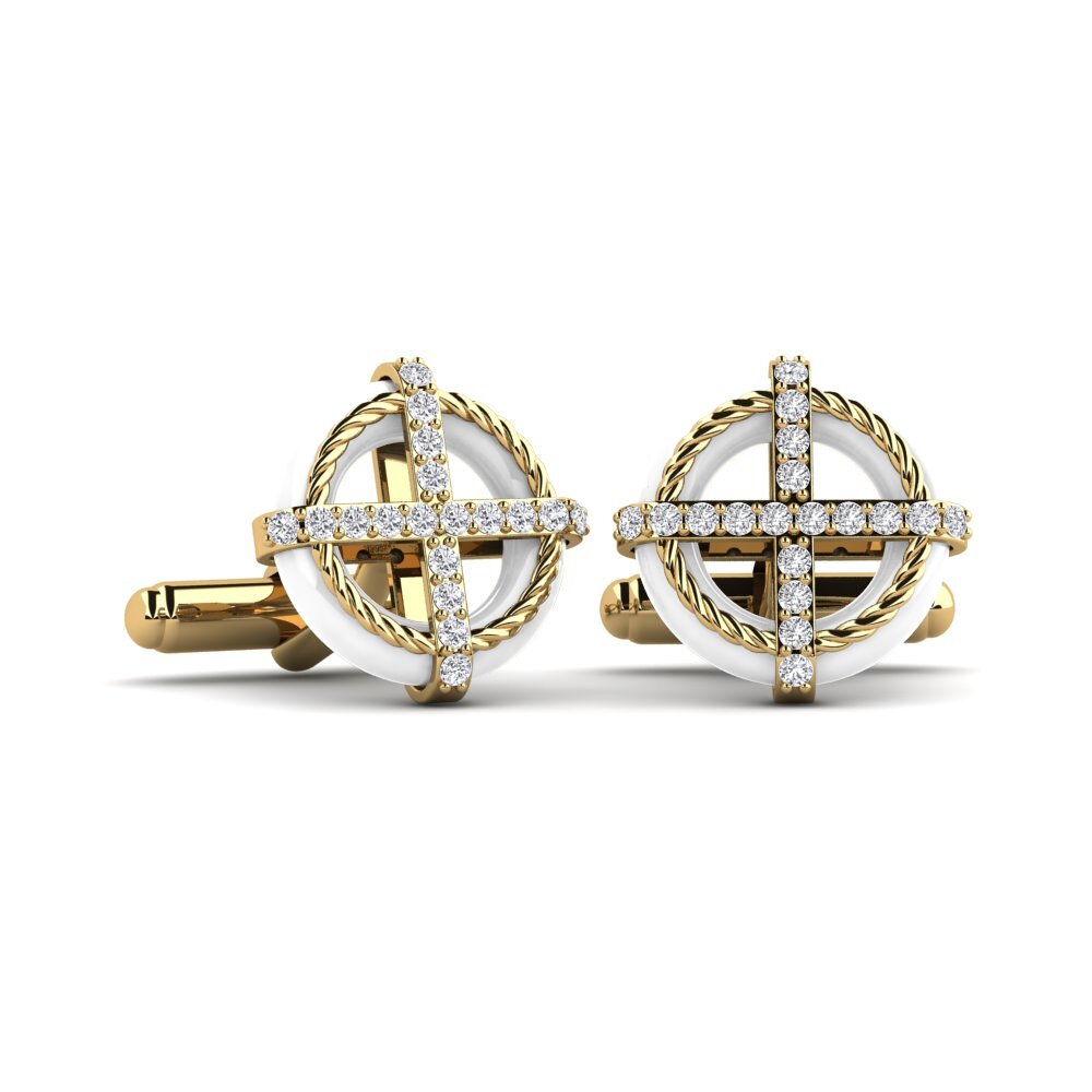 Lab Grown Diamond Cufflink Margy