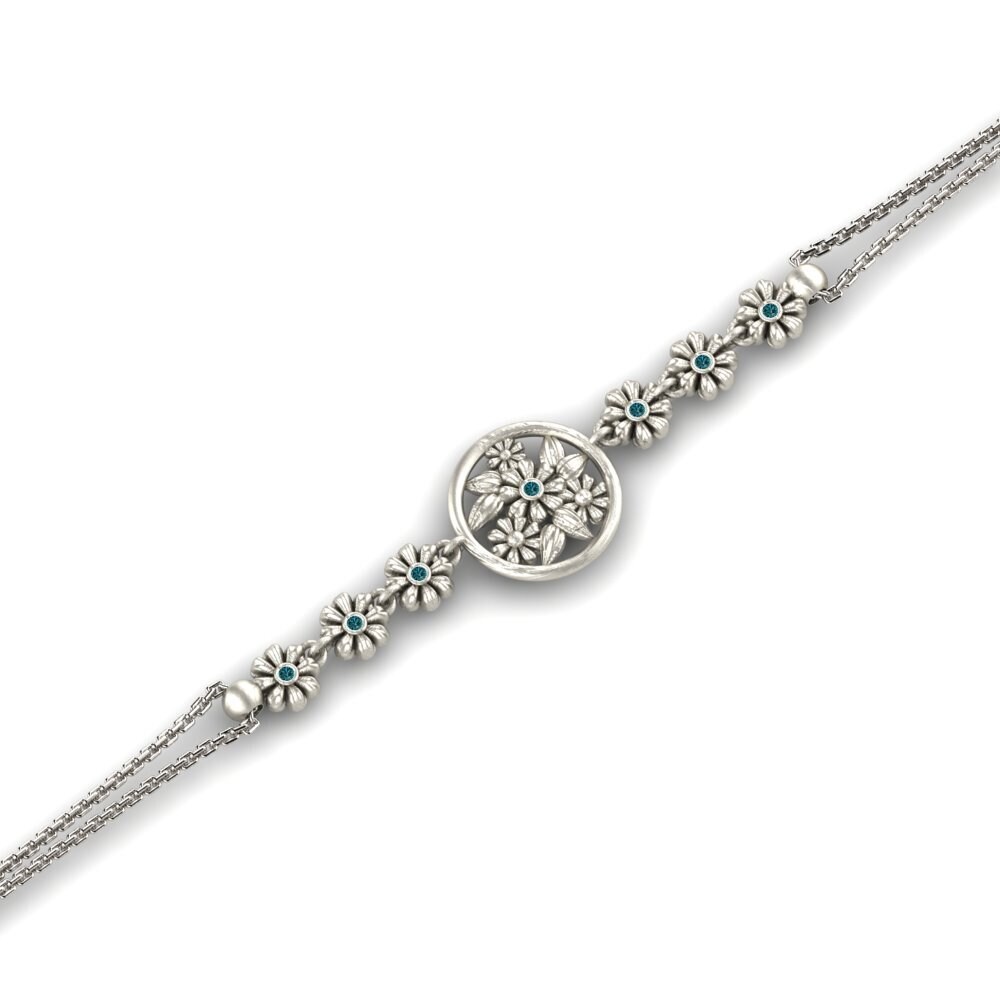 Diamant Bleu Bracelet pour femme Mariam