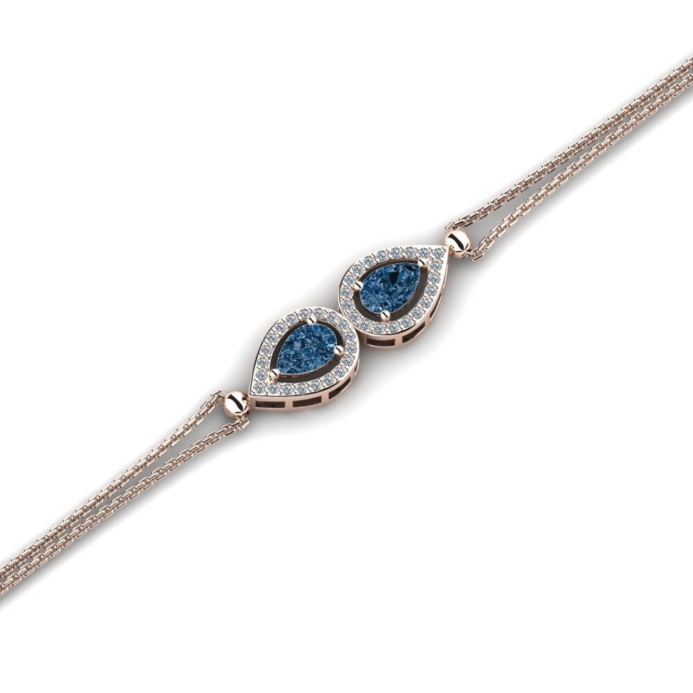 Blauer Diamant Damen armband Marianne