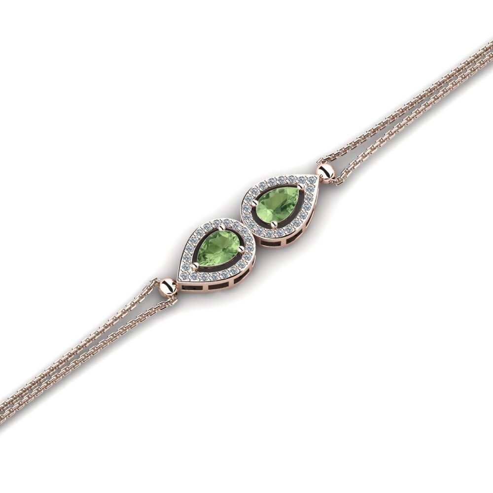 Grüner Saphir Damen armband Marianne