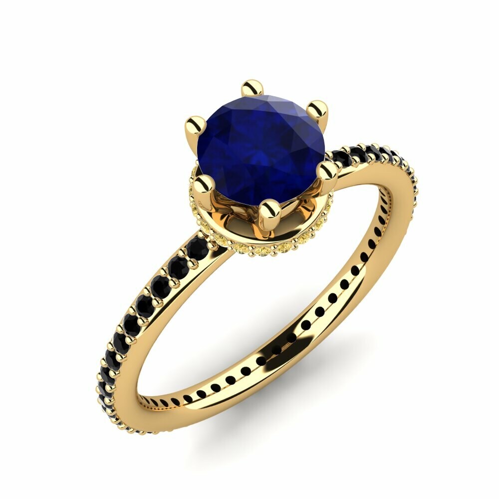 Saffier Verlovingsring Marinella 1.0 crt
