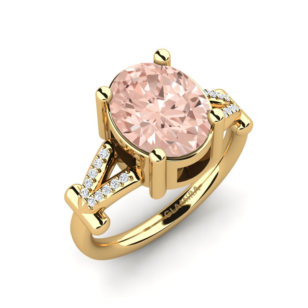 Morganite Engagement Ring Marizella