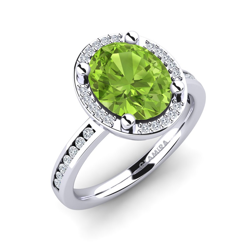 Peridot Engagement Ring Markina