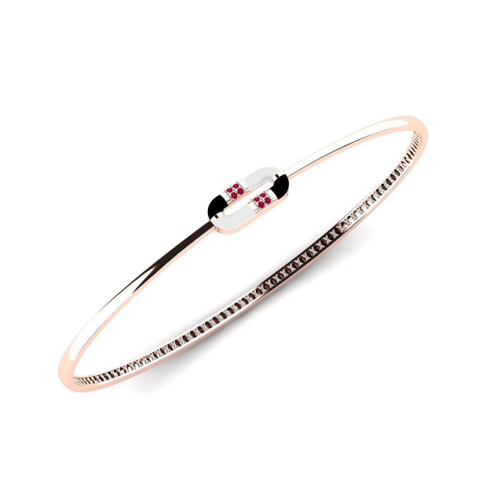 14ct Rose Gold Ruby Palm Cuff Marmaro