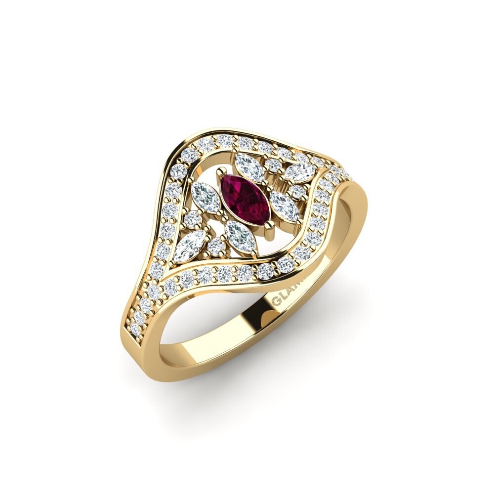 Rhodolite Garnet Ring Maroceo