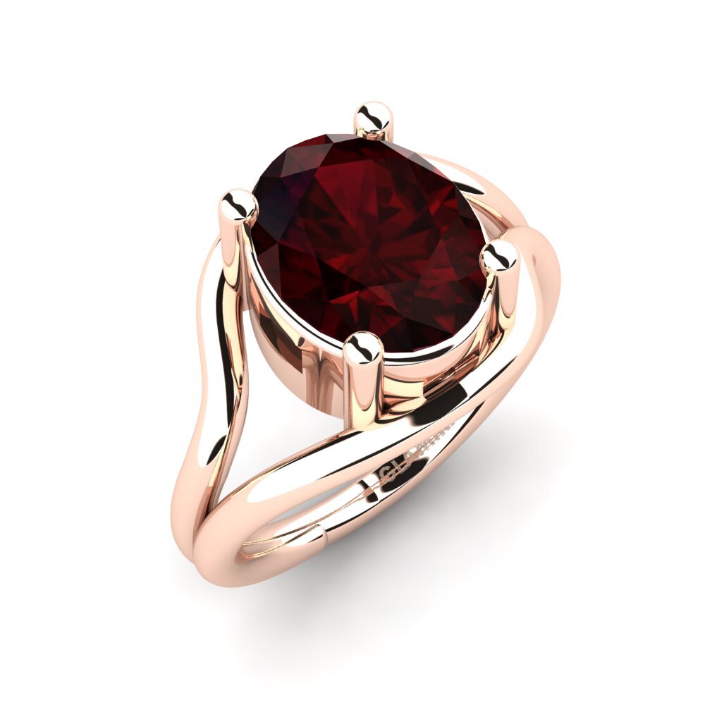 Garnet Engagement Ring Marsetta