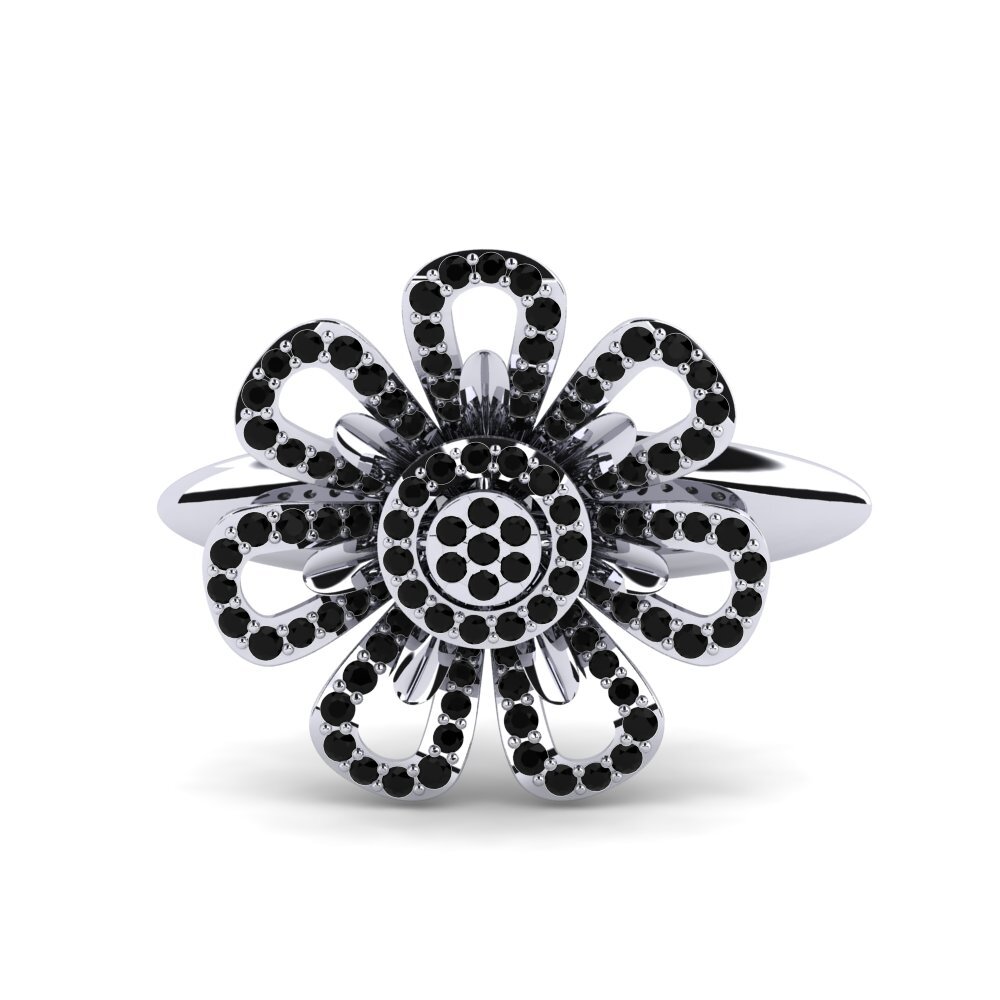 Black Onyx Brooch Martinek
