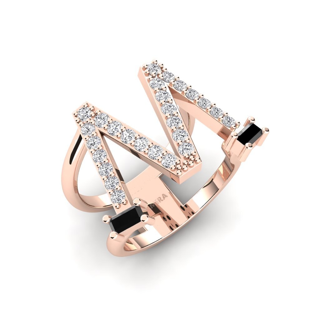 Baguette Black Onyx SYLVIE Ring Martox - M