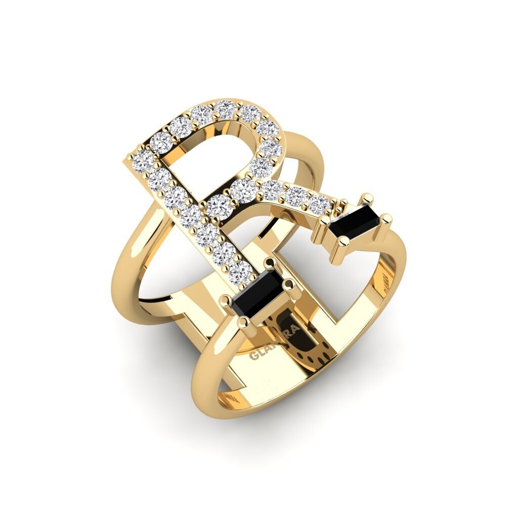 Baguette Black Onyx SYLVIE Ring Martox - R