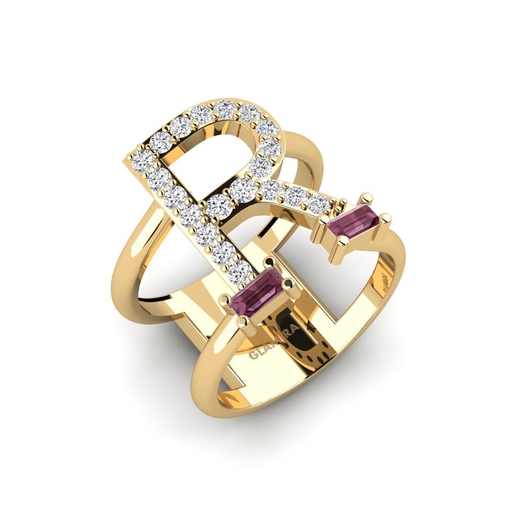 Baguette Rhodolite Garnet SYLVIE Ring Martox - R