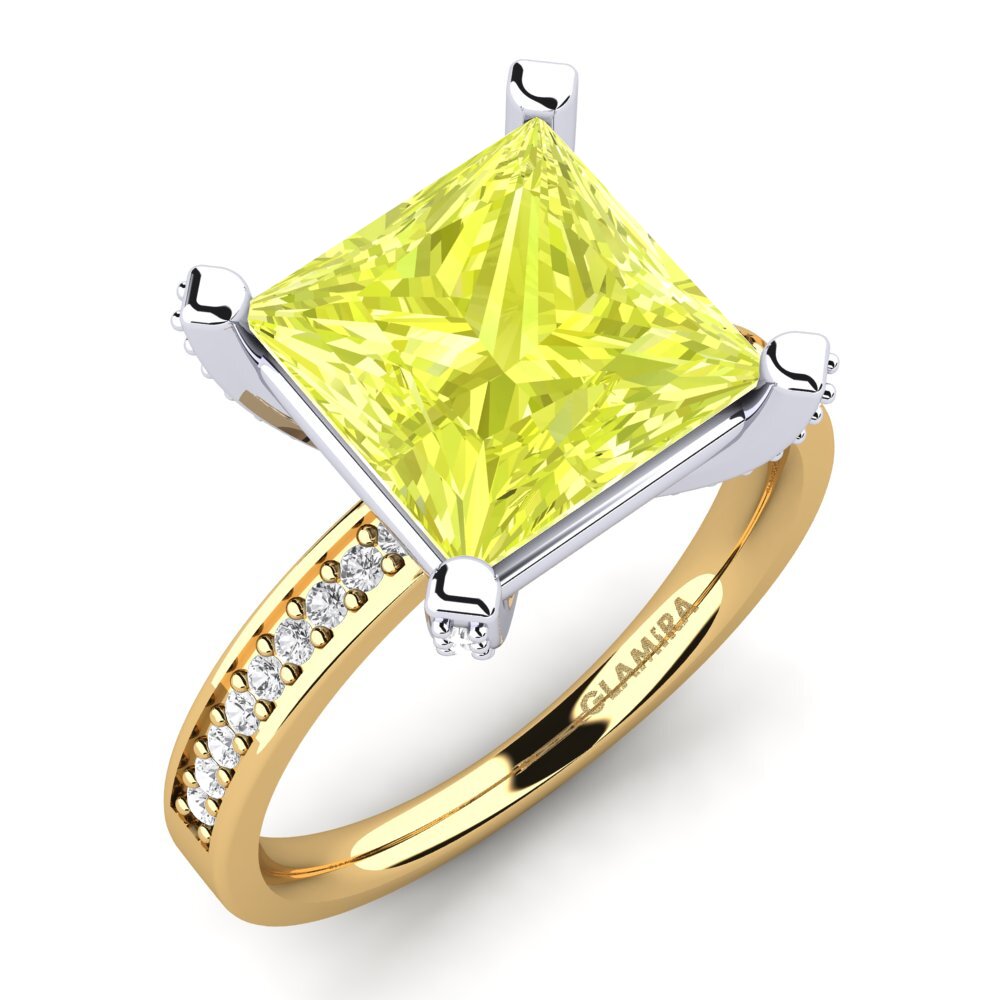 9K Yellow & White Gold Ring Martoya