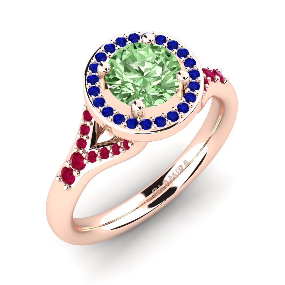 18ct Rose Gold Engagement Ring Marvina