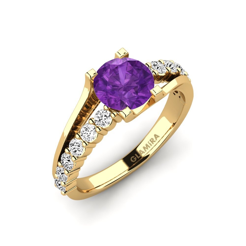 Amethyst Engagement Ring Maryellen