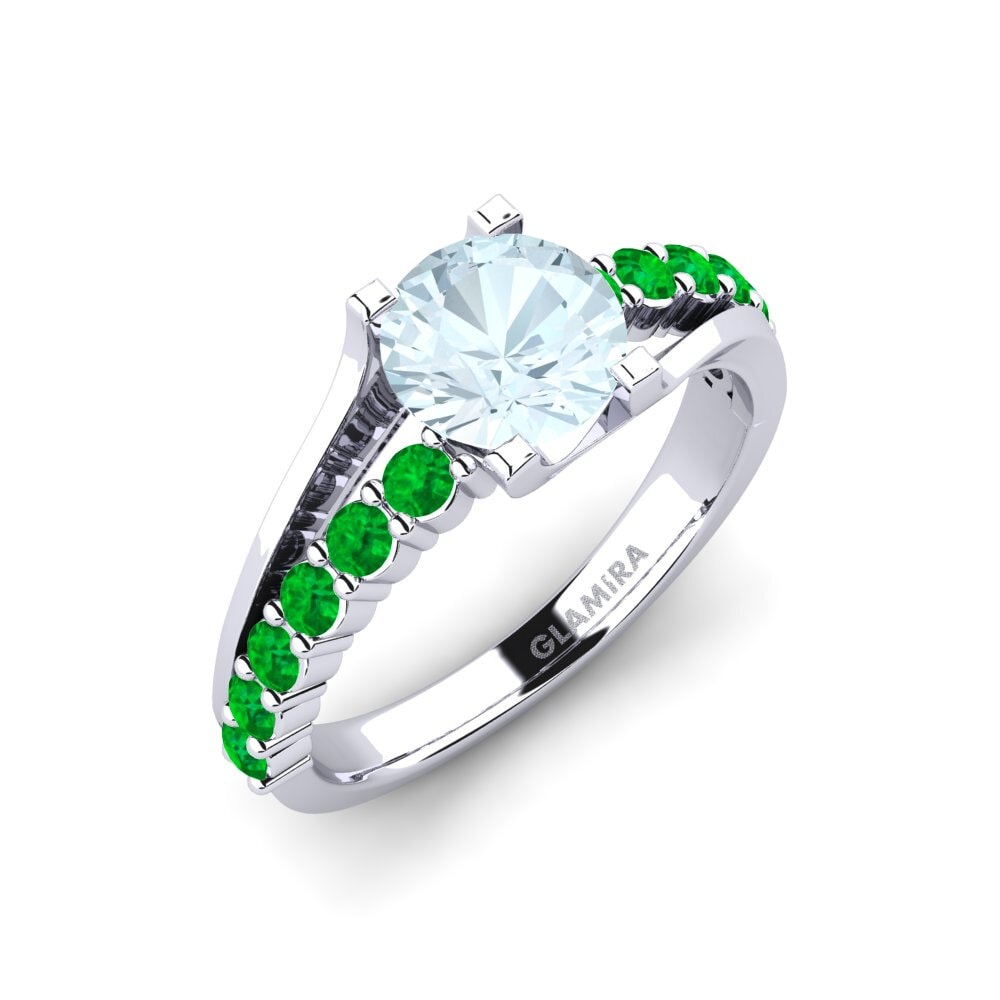 Platino 950 Anillo de compromiso Maryellen