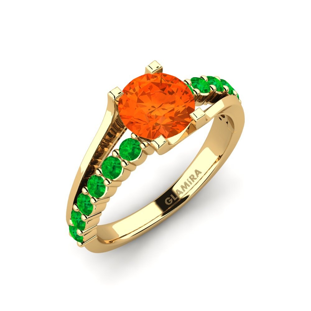 Fire-Opal Engagement Ring Maryellen