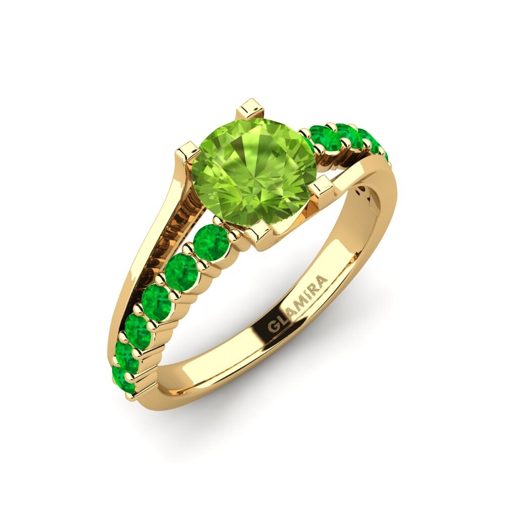 Peridot Engagement Ring Maryellen