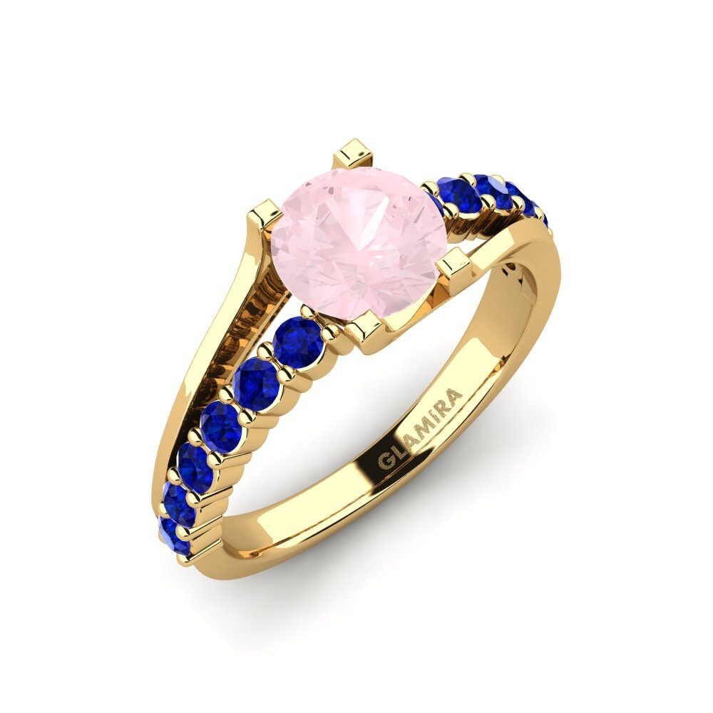 Rose Quartz Engagement Ring Maryellen