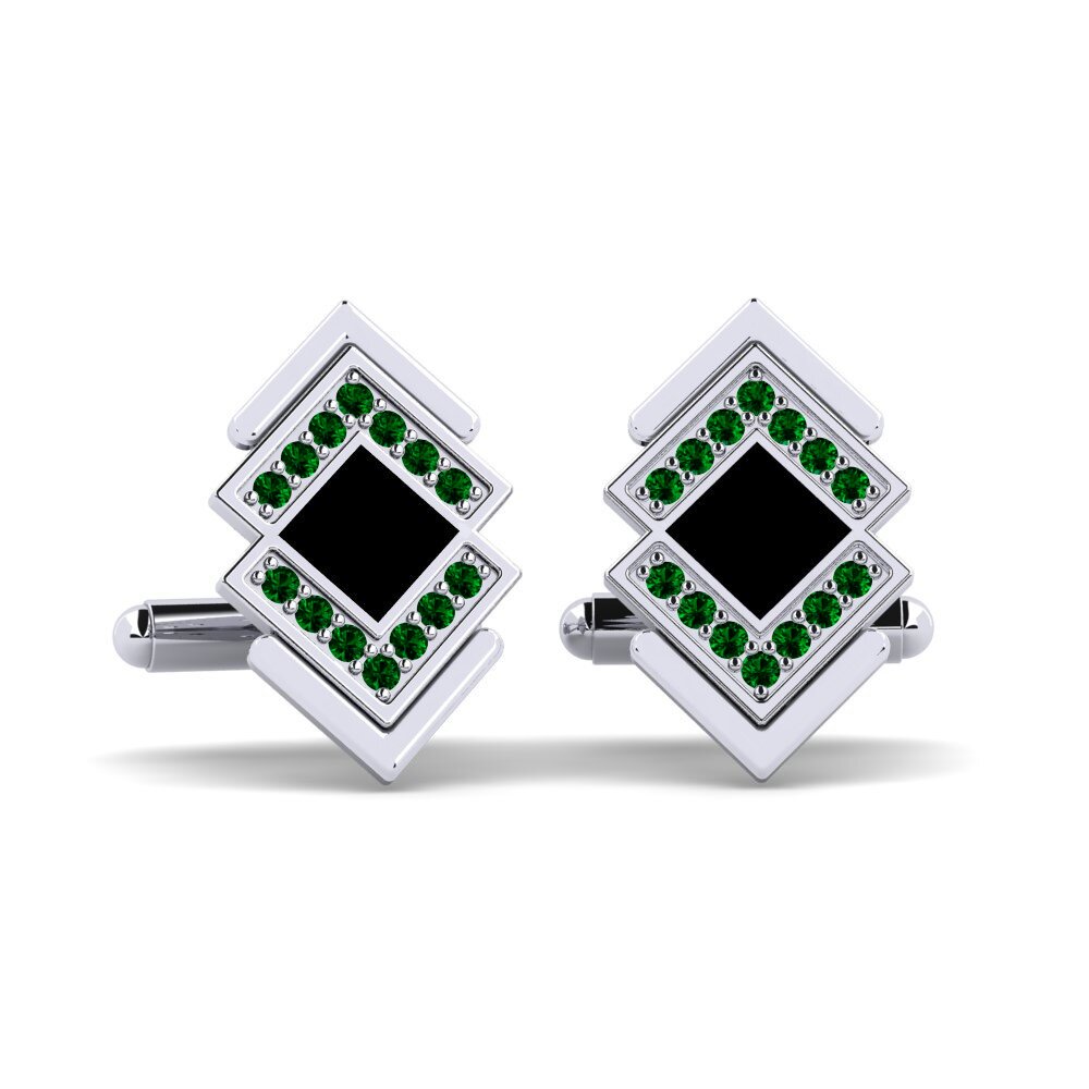 Green Zirconia Cufflink Masser