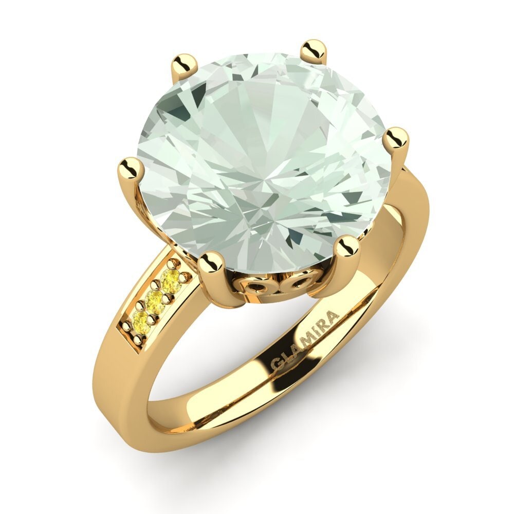 Green Amethyst Ring Massima